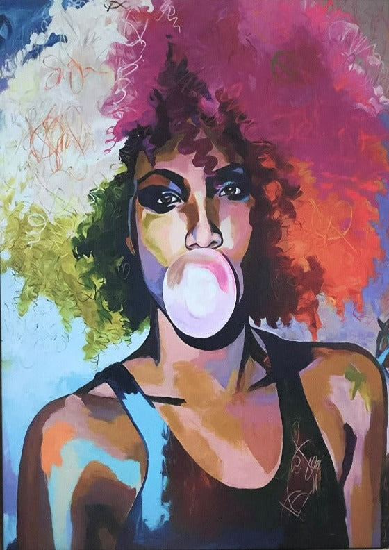 african pop art- Classy Canvas Designs