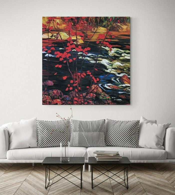 A.Y. Jackson The Red Maple - Classy Canvas Designs