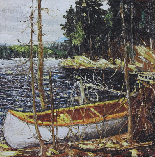 Tom Thomson, group of seven, The Canoe. Canadian artist. canvas wall art, Canvas print, wall decor - Classy Canvas Designs