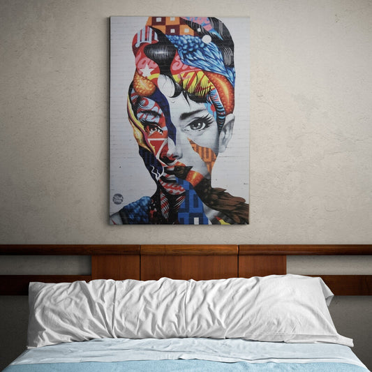 Audrey Hepburn canvas print