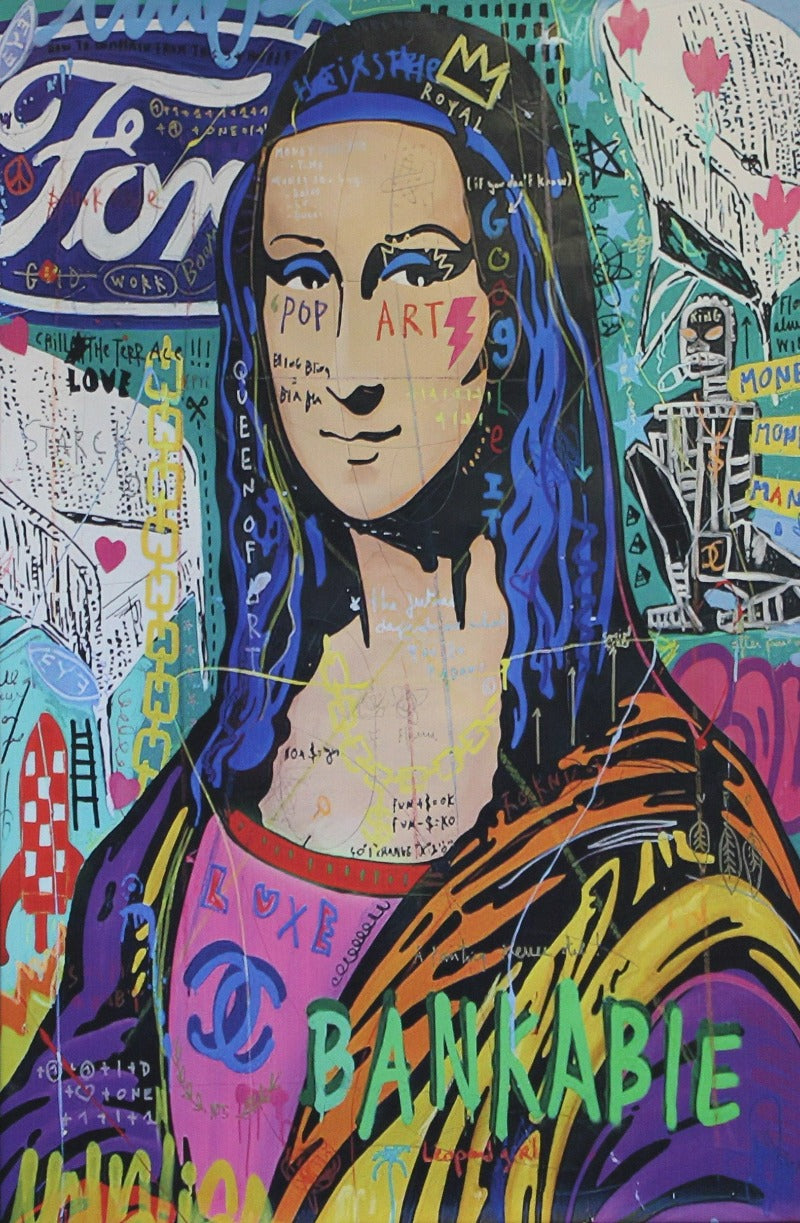 Mona Lisa pop art - Classy Canvas Designs