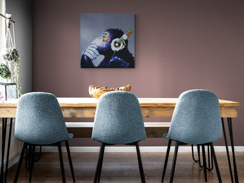 Bansky DJ Monkey - Classy Canvas Designs