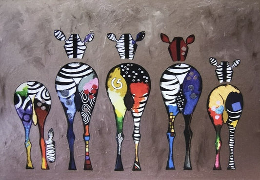 Zebra canvas wall art - Classy Canvas Designs