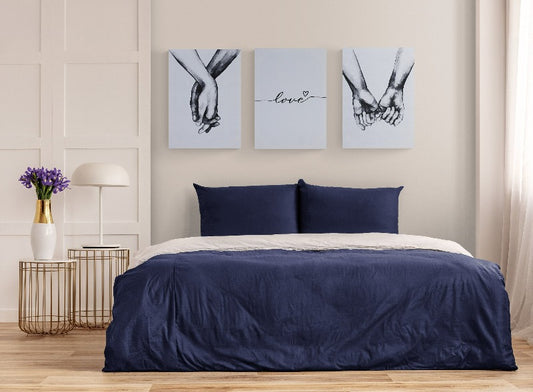 bedroom wall art - Classy Canvas Designs