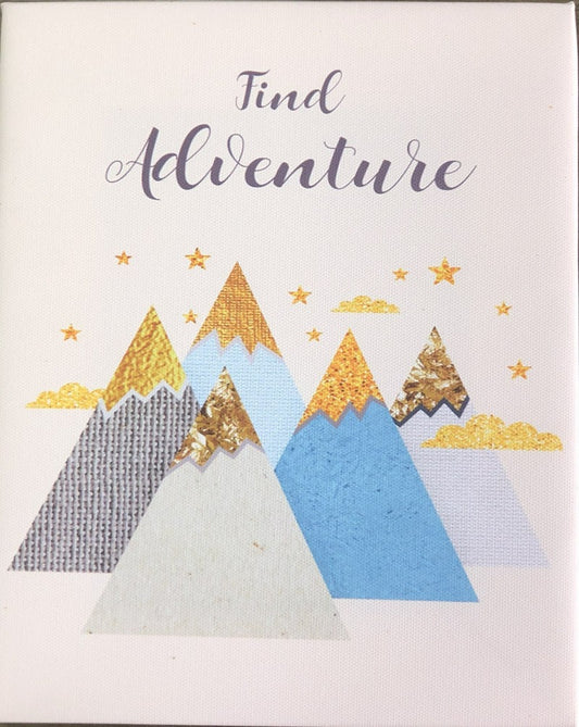 Nursery canvas print "find adventure" - Classy Canvas Designs