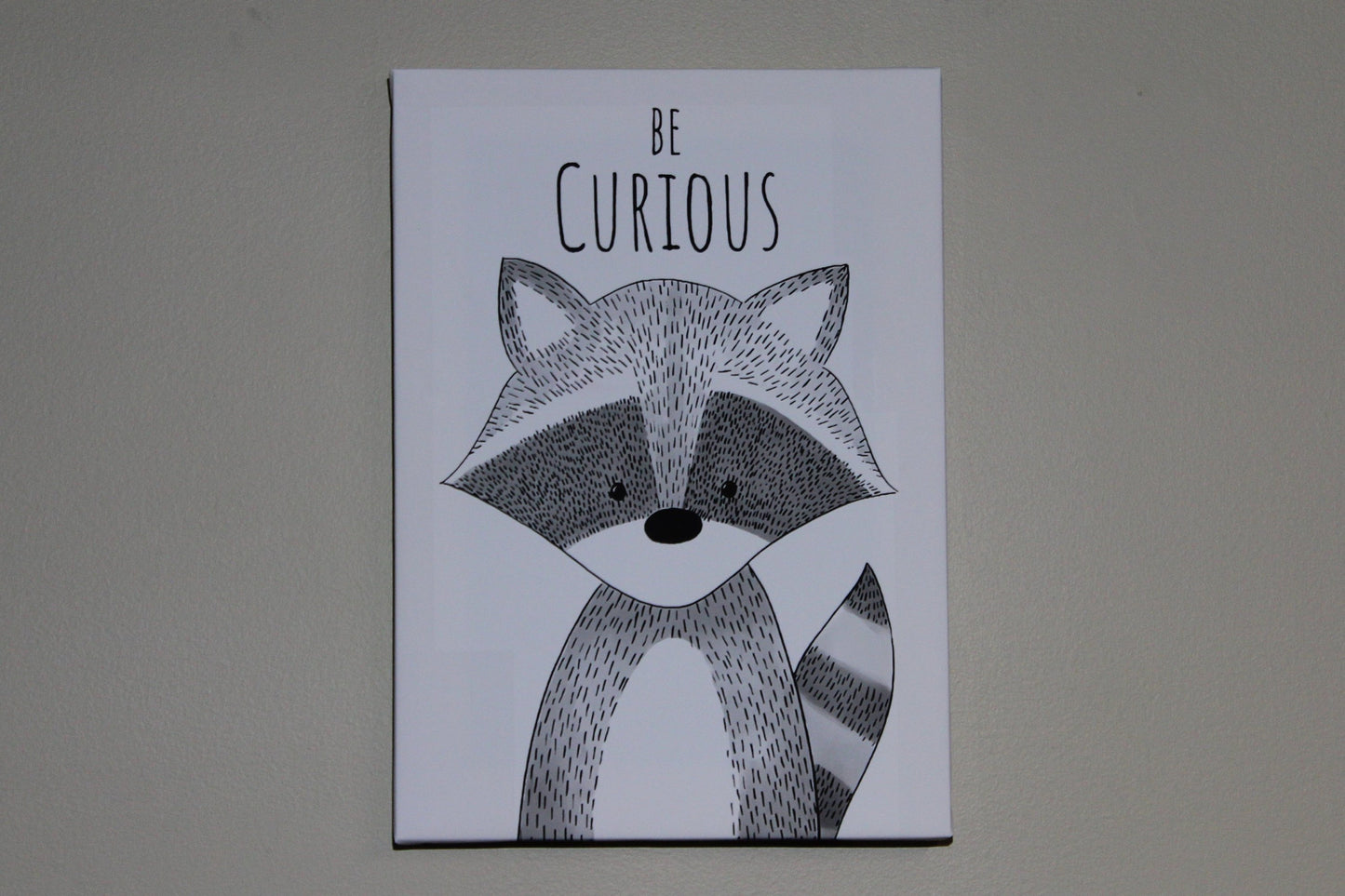 Nursery wall Decor, canvas, "Be curious" - Classy Canvas Designs