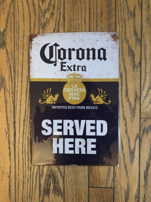 Vintage metal signs “Corona beer” - Classy Canvas Designs