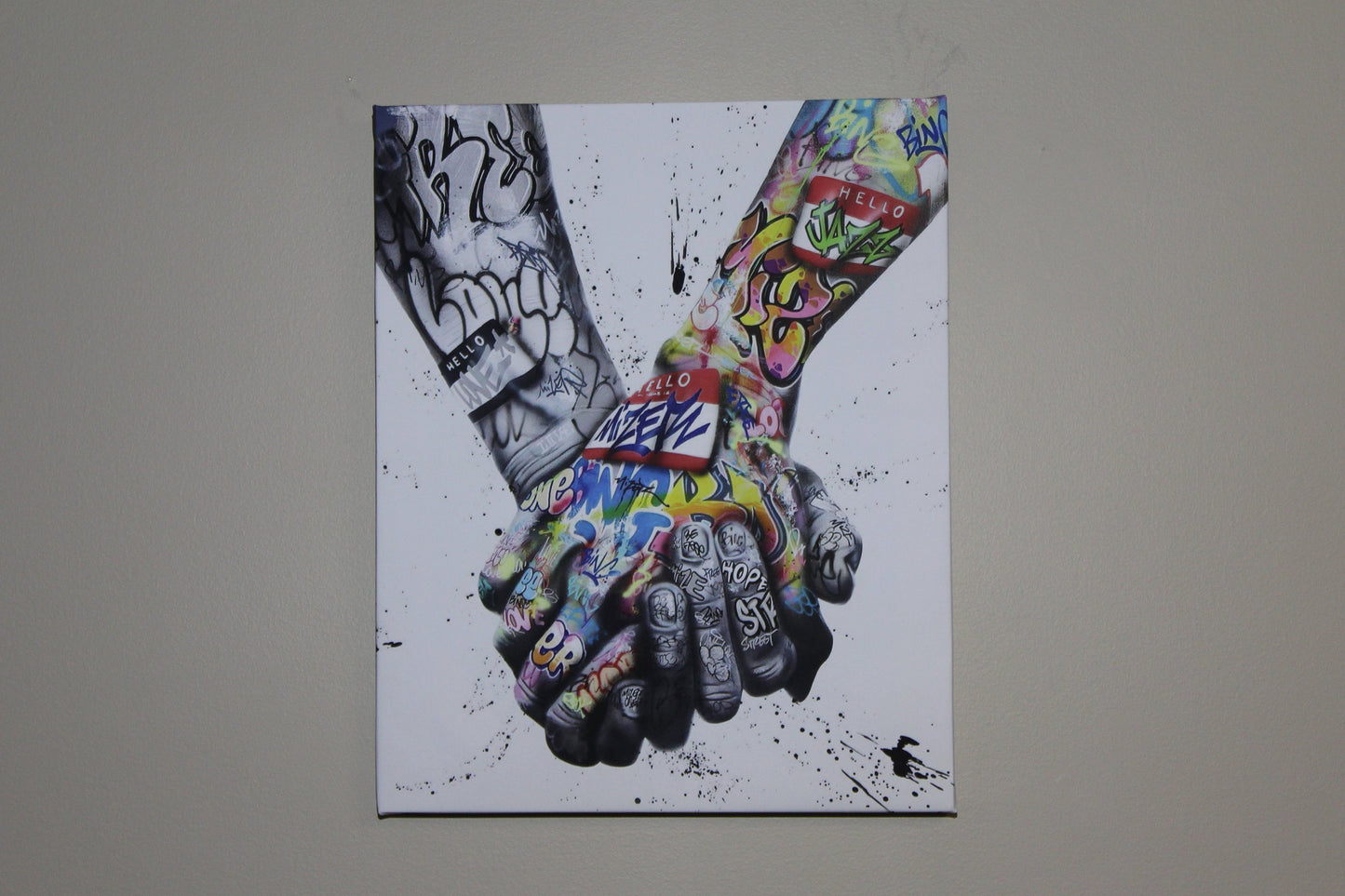Wall decor, canvas print "Peace knows no boundary" - Classy Canvas Designs